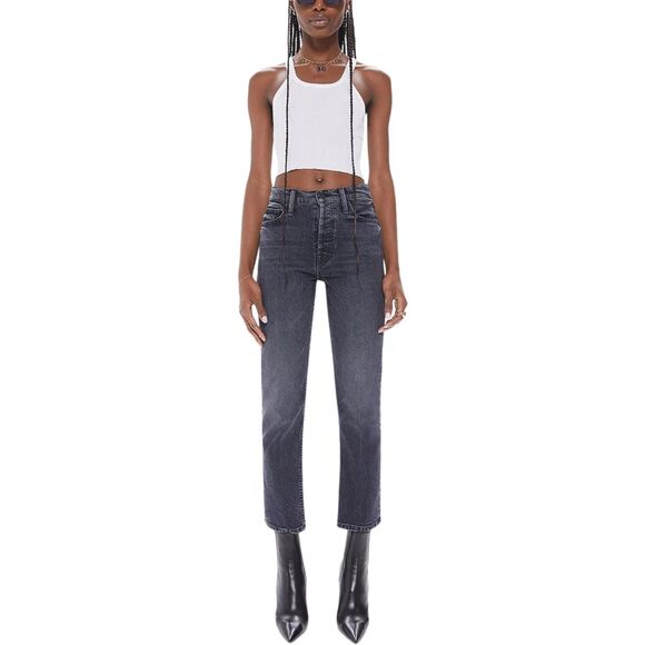 MOTHER The Tomcat Ankle in On The Fly Jean, Faded Black, Size 25 - Picture 1 of 12